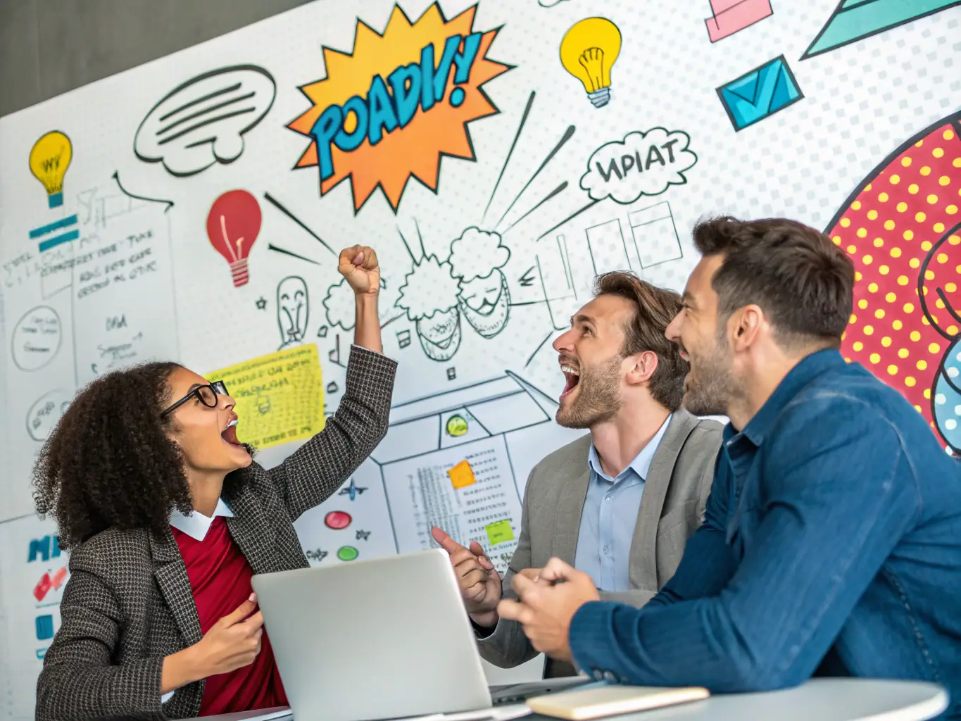 A diverse group of small business owners are attending a workshop led by a business coach, focusing on investment strategies and financial growth. The scene is dynamic and engaging, with participants actively participating and exchanging ideas.